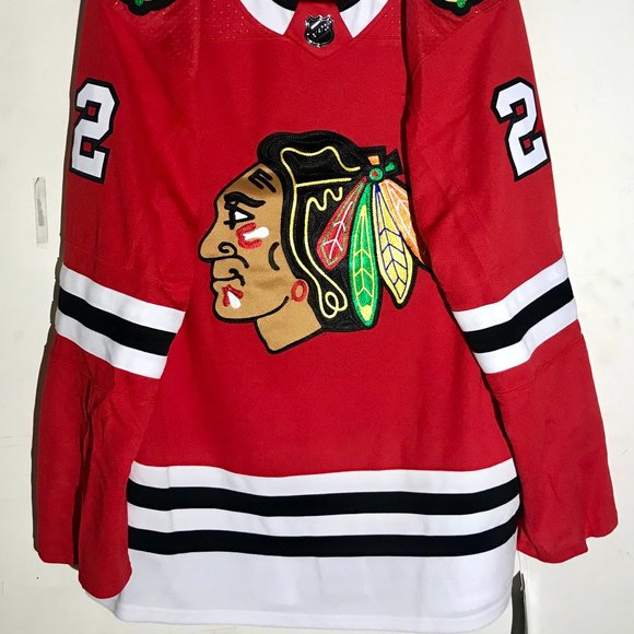 Adidas CHICAGO BLACKHAWKS DUNCAN KEITH On Ice Men's JERSEY Size 46,52,54,56 NEW - Picture 4 of 6